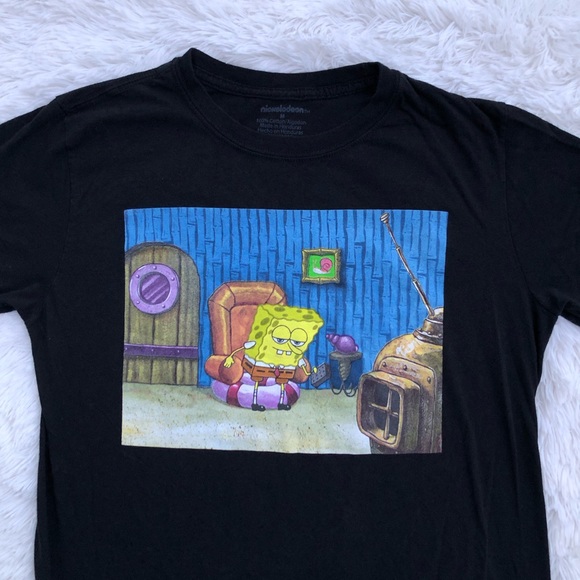 NICKELODEON • Imma Head Out Meme SpongeBob SquarePants Tee Shirt Size Medium - Picture 2 of 8
